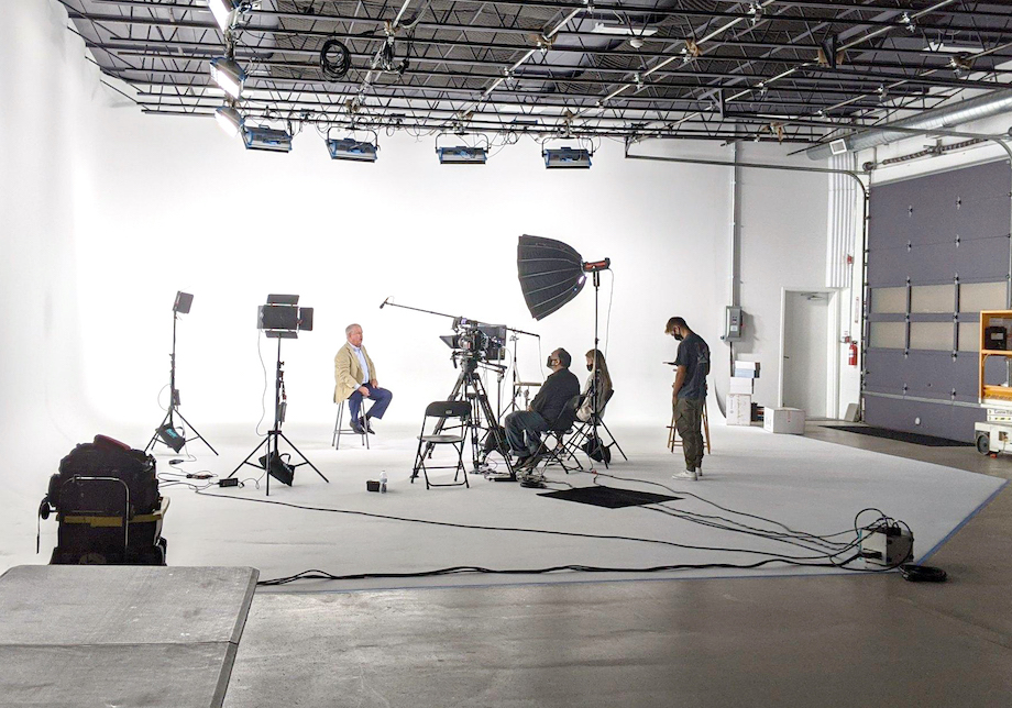 Studio and Stage Graphics: Floor Markings, Backdrops, and Behind-the-Camera Print for Atlanta Productions